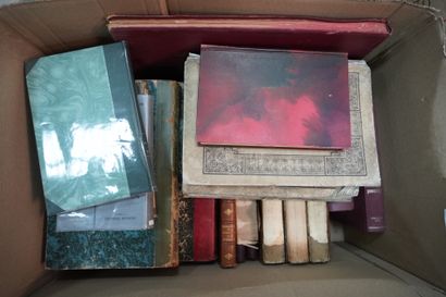 Réunion de livres reliés XIXe siècle et XXe...