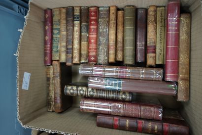 Livres reliés XIXe siècle dont Œuvres de...