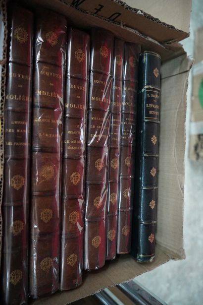 Réunion de livres reliés XIXe et XXe siècles,...