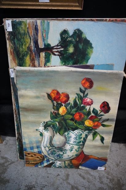 Pierre ZENOBEL (1905-1996), Nature morte,...
