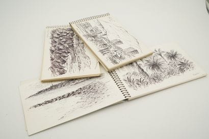 ZENOBEL, Jean-Pierre, trois carnets pour...