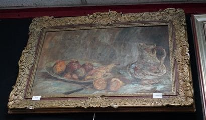 VITRANT (XXe siècle), nature morte au broc,...