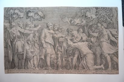 ECOLE ITALIENNE

La Vierge à l'enfant et...