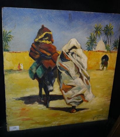 VOIGNON? (XXe siècle), personnages orientalistes,...