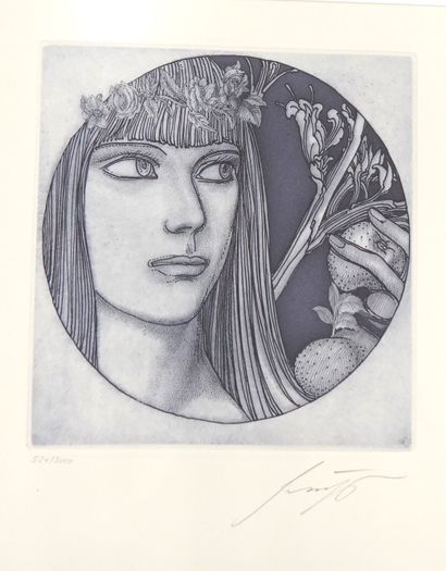 Ernst FUCHS (1930-2015)

Nu devant un arbre-...