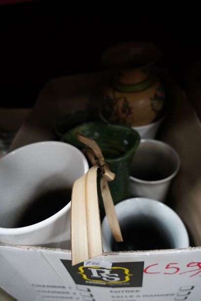 Réunion de vases en céramique dont KERAM...
