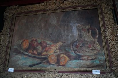 VITRANT (XXe siècle), nature morte au broc,...