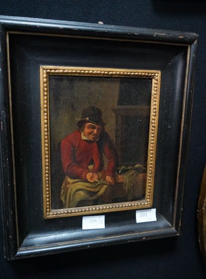 Ecole du XIXe siècle dans le goût de TENIERS,...