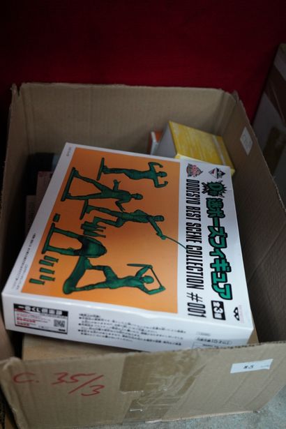 Un ensemble de mangas et produits dérivés.(...