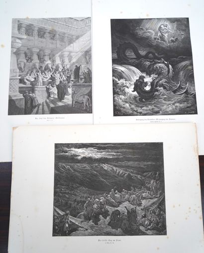 Gustave DORE (1832- 1883) d'après 

Scènes...