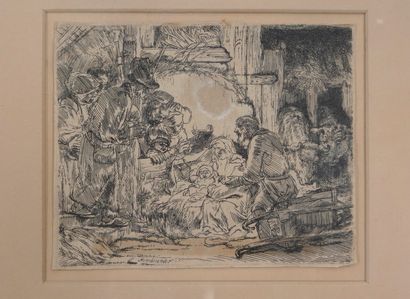 REMBRANDT VAN RIJN (1606 - 1669)

L'Adoration...