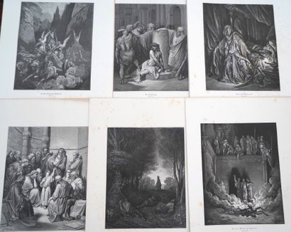 Gustave DORE (1832- 1883) d'après 

Scènes...