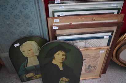 12 pièces encadrées