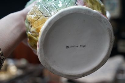 *CHRISTIAN DIOR, Aiguière sur son plateau...