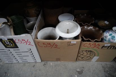Réunion de vases en céramique dont KERAM...
