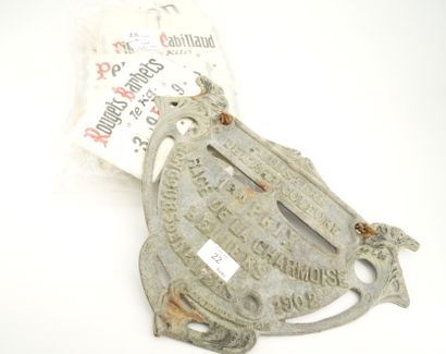 Médaille-collier pour animal, Ministère de...