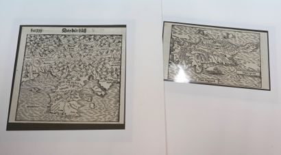 CARTES – VUES 

Bois fin XVIe, Allemagne,...