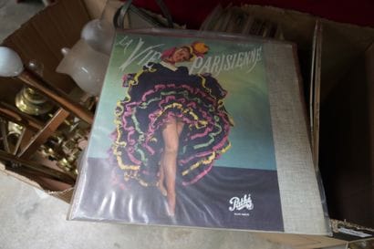 Ensemble de disques vinyles, musique classique....