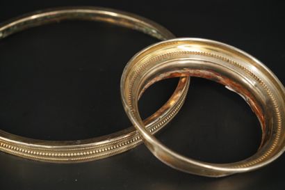 Montures en argent, poids : 116,7 gramme...