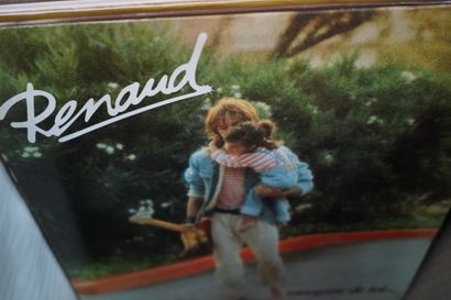Réunion de vinyles, variétés : France Gall,...
