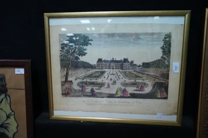 Vue d’optique « Vue du palais du Luxembourg...