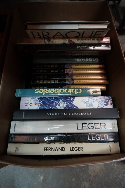 Réunion de livres d'art : Fernand Léger,...