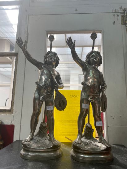 D'après Auguste MOREAU, Les petits joueurs...