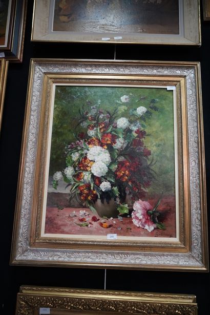 GODEHAY ? (XXe), Nature morte au bouquet...