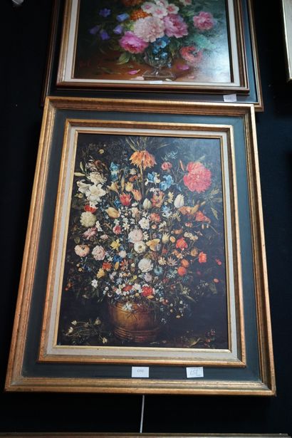 VAN CLEEF, Nature morte au bouquet de fleurs,...
