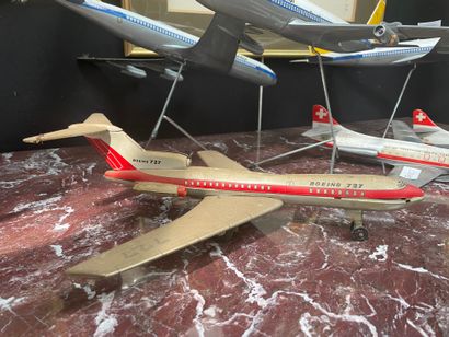 Réunion de 7 maquettes publicitaires de compagnies...