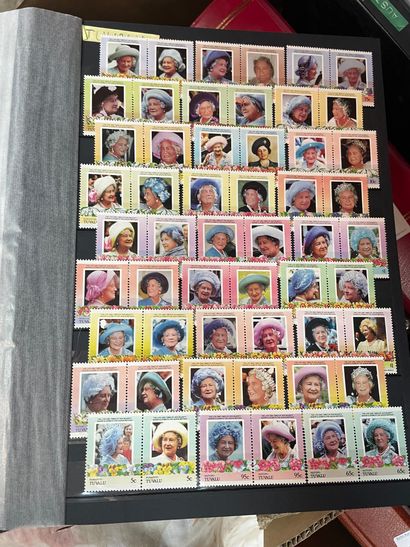 28 Albums Commonwealth dont Grande Bretagne,...