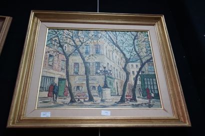 Robert LE BERGER (1905- 1972) : PLACE FURSTEMBERG...