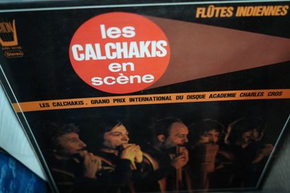 Réunion de vinyles, variétés : France Gall,...