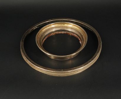 Montures en argent, poids : 116,7 gramme...