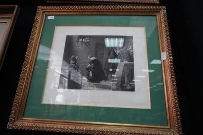 Réunion de 3 gravures : chef d'œuvre de la...