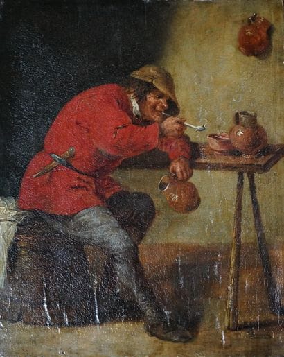 Ecole hollandaise fin XIXe, dans le goût...