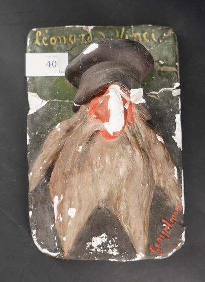 GEORGES LAPORTE (1845-1926) Portrait caricatural...