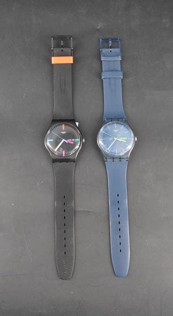 Deux montres SWATCH.