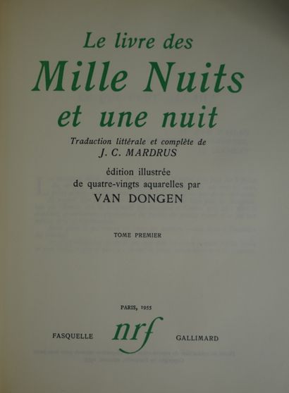Le livre des mille nuits et une nuit, 3 volumes,...
