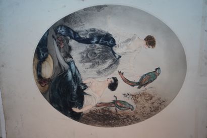 Réunion de lithographie, sujets divers dont...