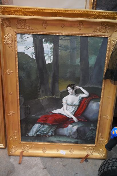 *Réunion de quatre huiles sur toile (