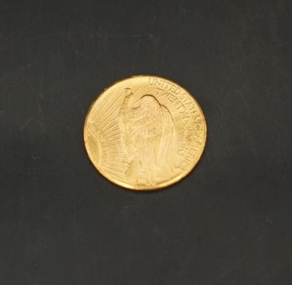 Pièce de 20 Dollars or 1927. Poids : 33,4...