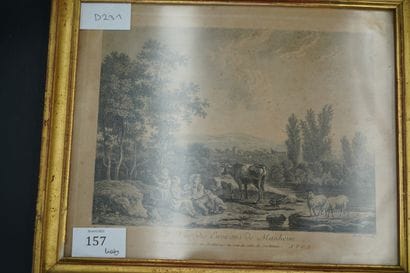 Première vue des environs de Manheim, et...