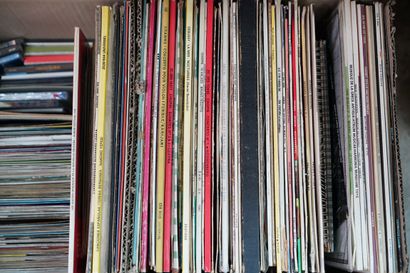 VINYLES, réunion de 33 et 45 tours, musique...