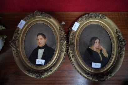 ECOLE FRANCAISE DU XIXe siècle, Portrait...