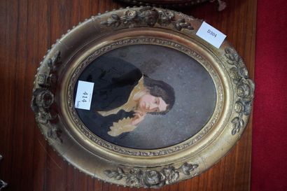 ECOLE FRANCAISE DU XIXe siècle, Portrait...
