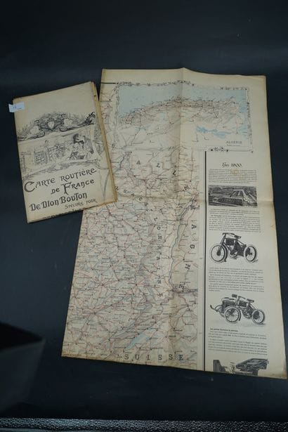 Carte de France De Dion Bouton. En l'éta...