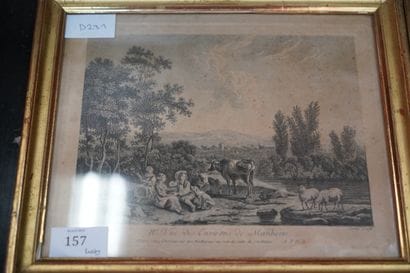 Première vue des environs de Manheim, et...