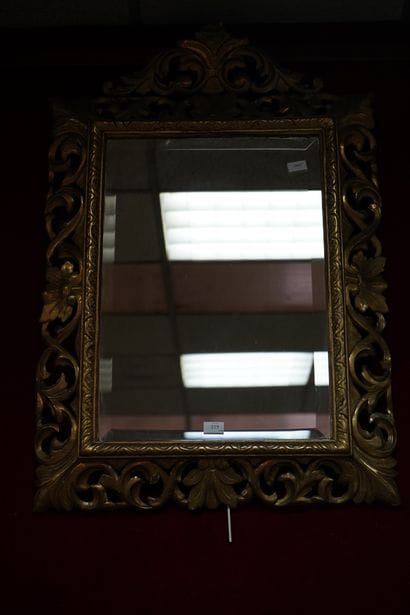 Travail dans le goût italien, miroir biseauté...