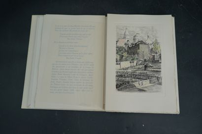 André WARNOD, Images de Montmartre illustrées...